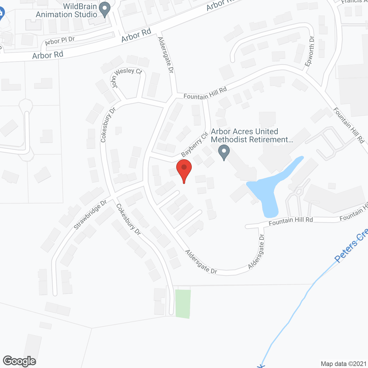 Arbor Acres United Methodist Retirement Community in google map