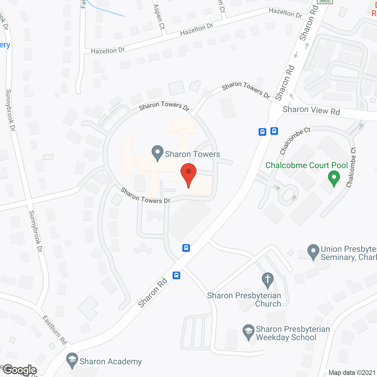 Sharon Towers in google map