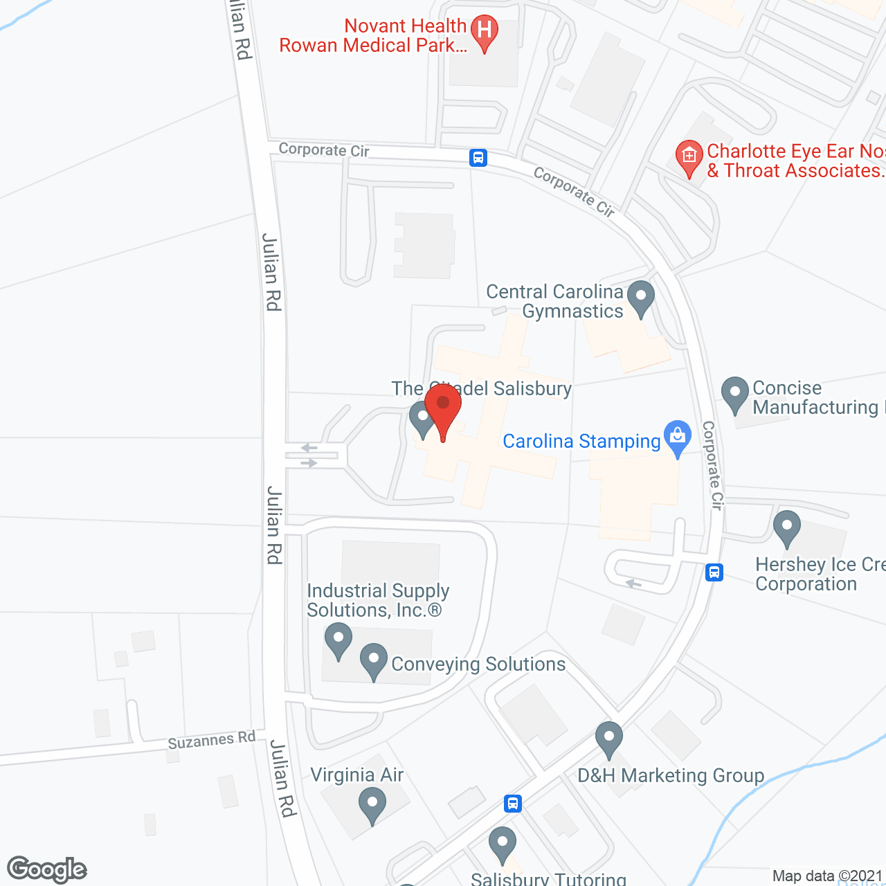 Salisbury Center in google map