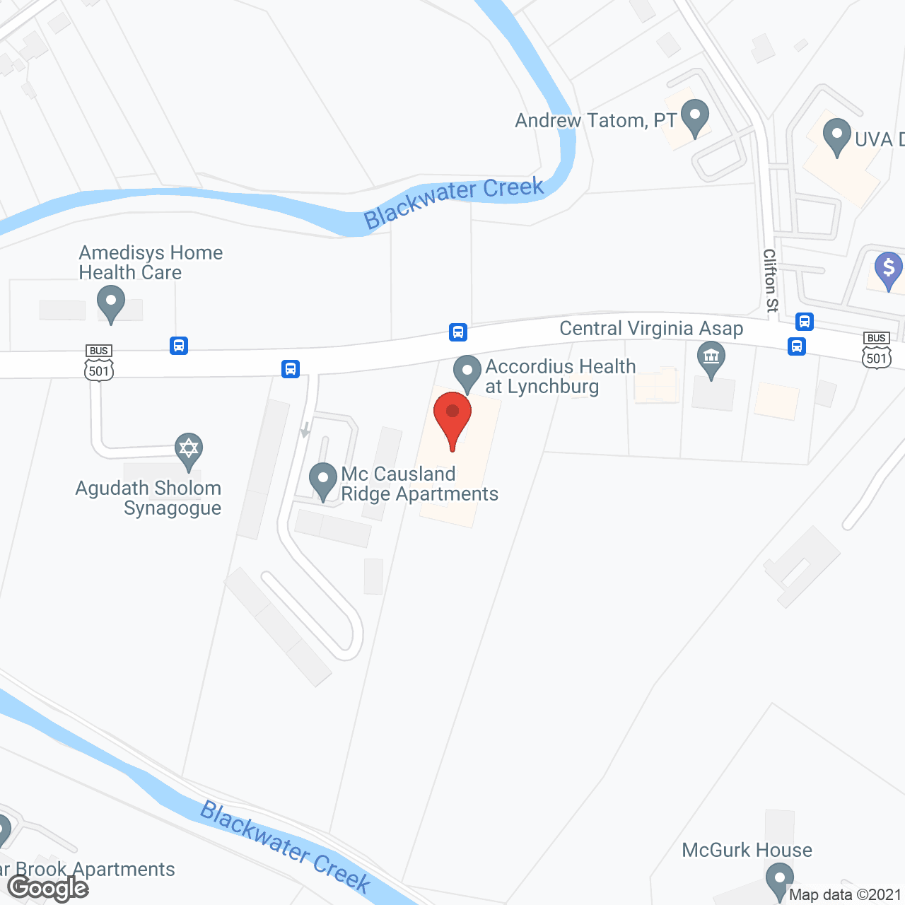 Avante At Lynchburg in google map