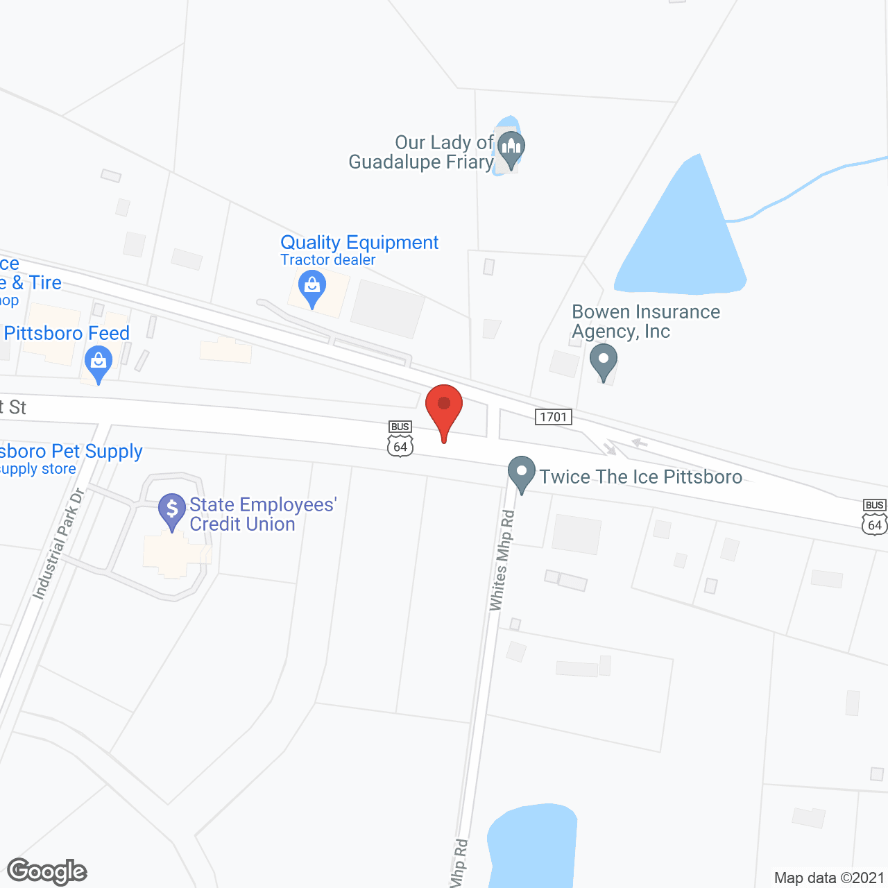 Pittsboro Christian Village in google map