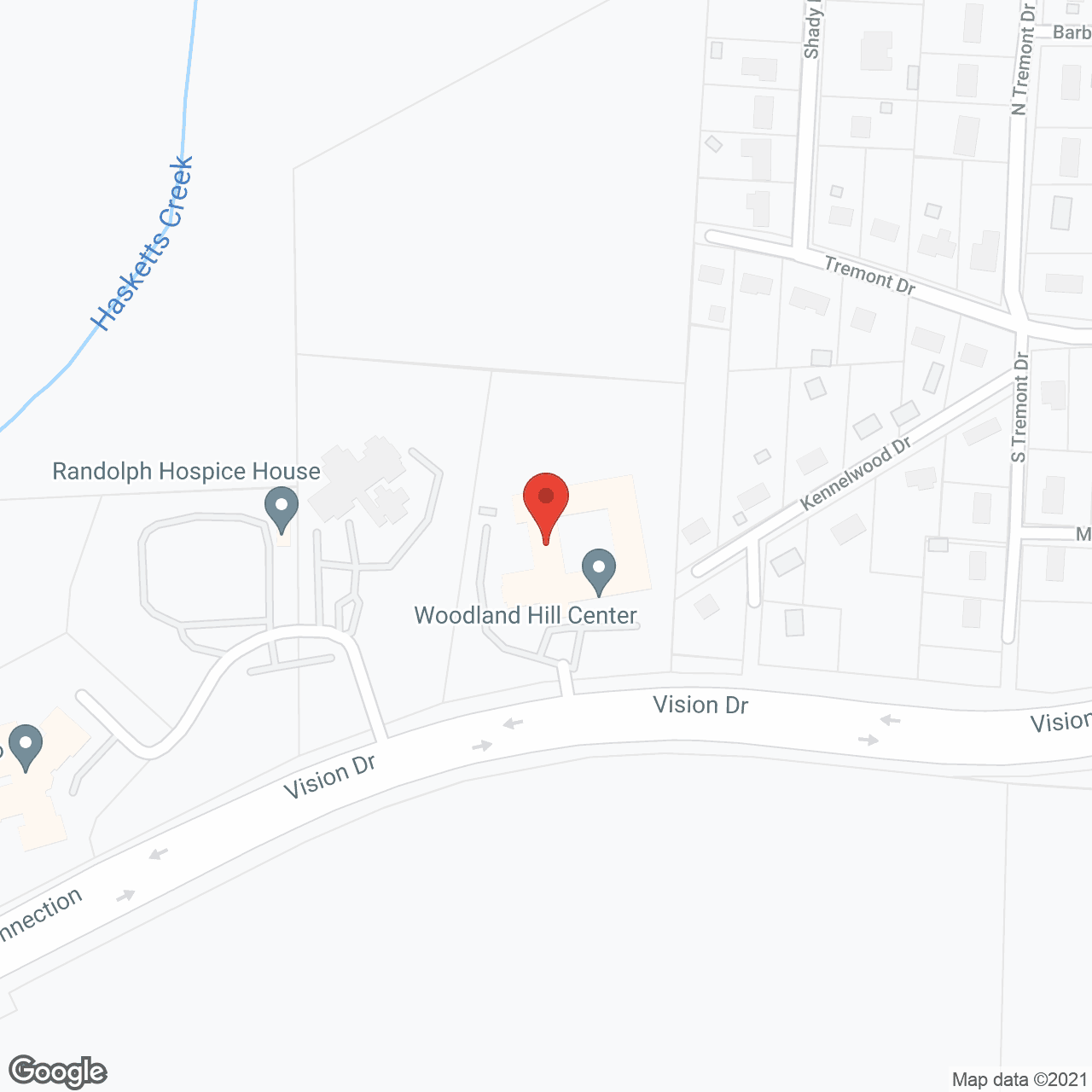 Woodland Hill Care and Rehabilitation Center in google map
