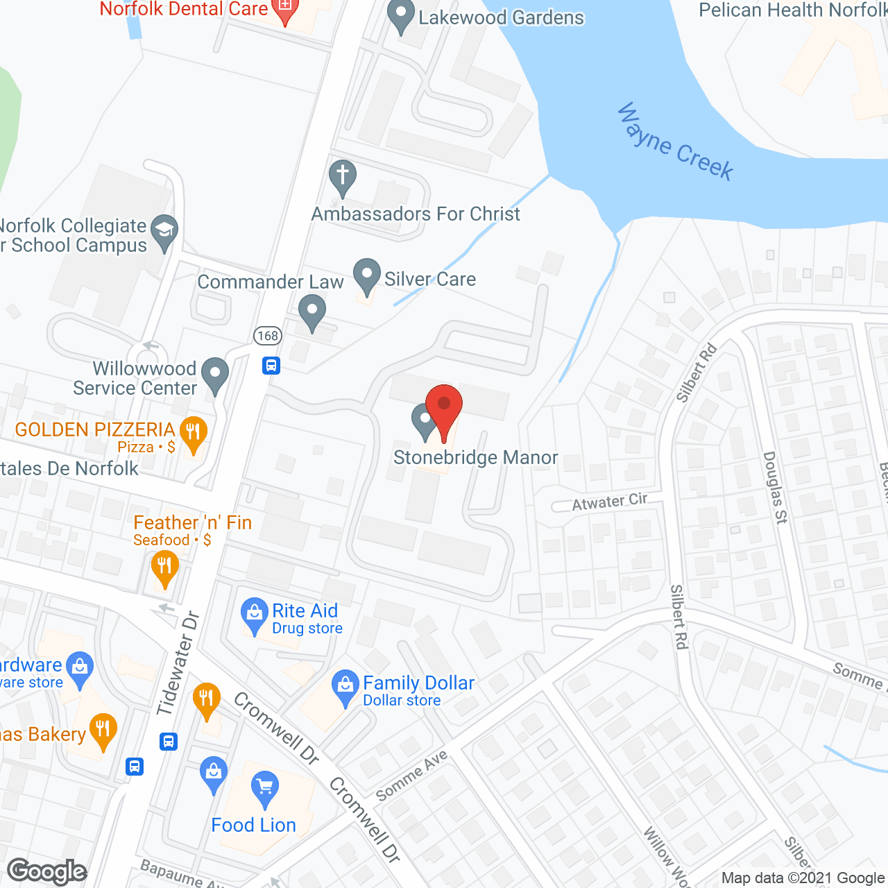 Stonebridge Manor in google map