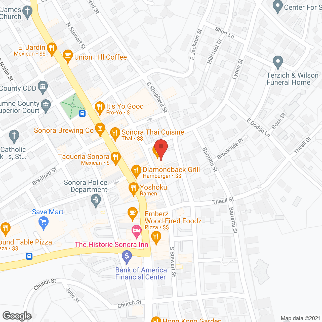 SOS Elder Care in google map