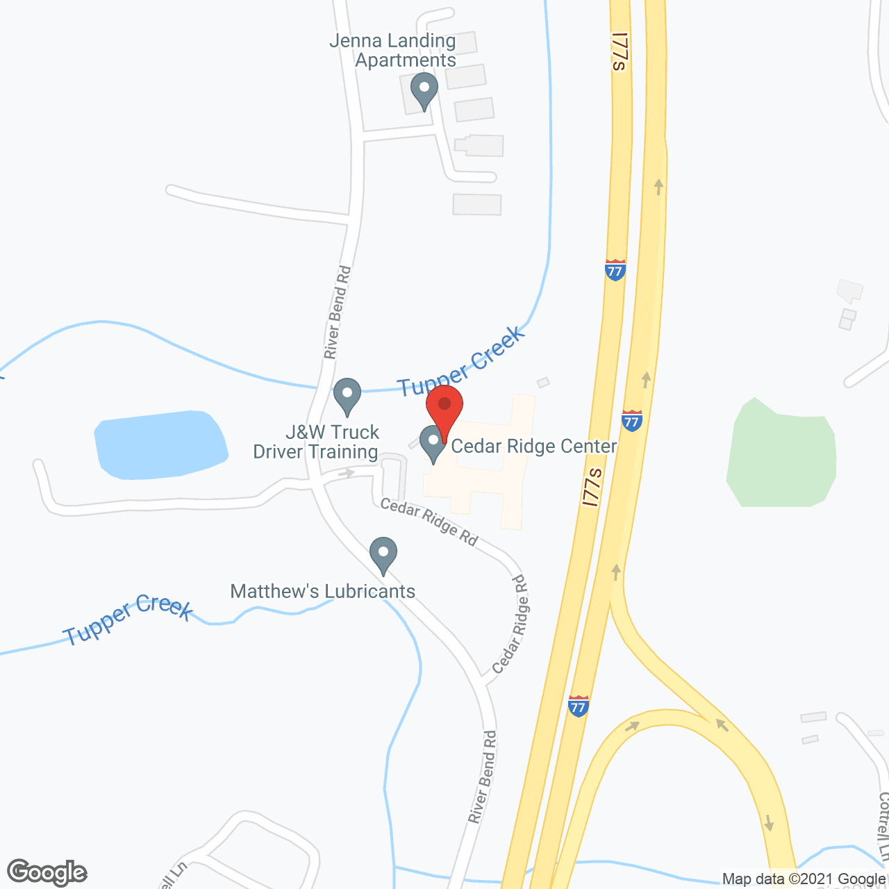Cedar Ridge Center in google map