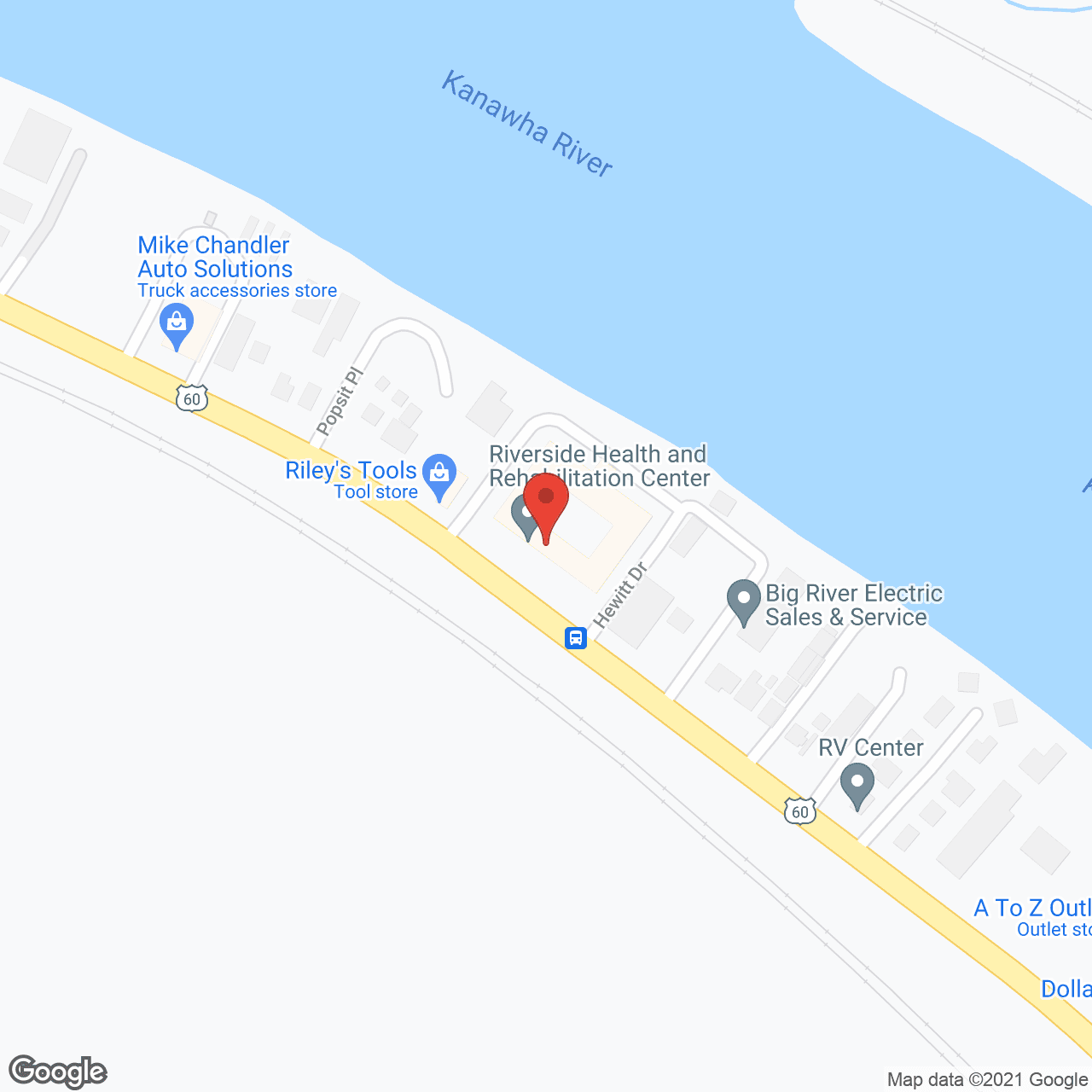 Golden LivingCenter - Riverside in google map