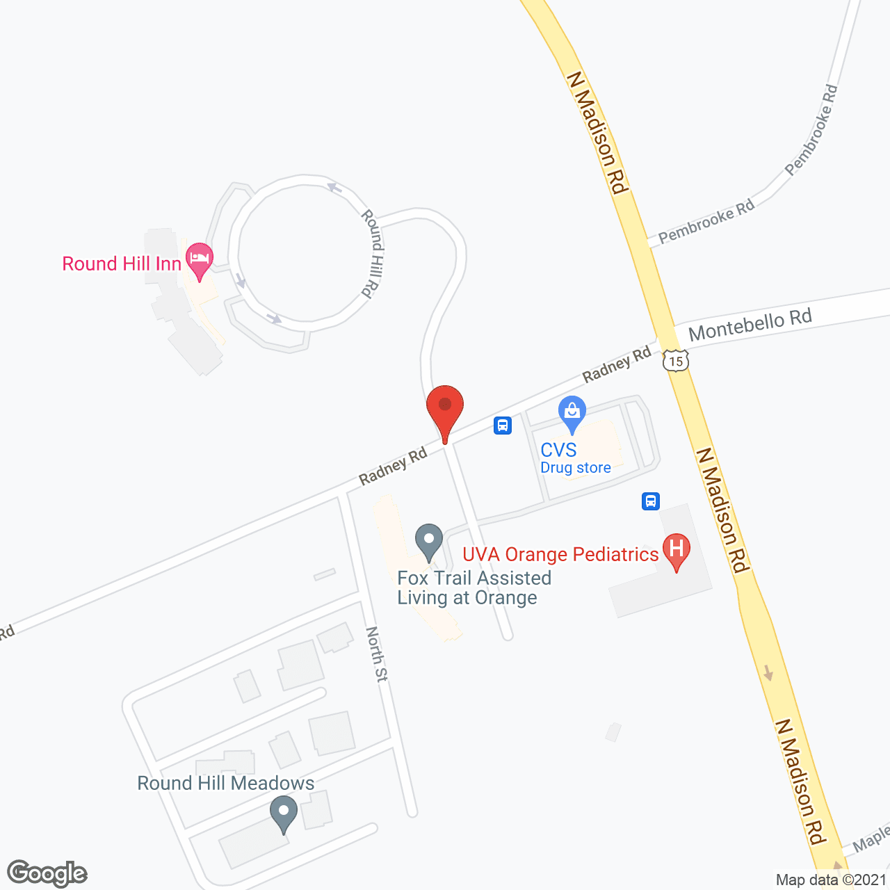 Lavender Hills Orange Campus in google map