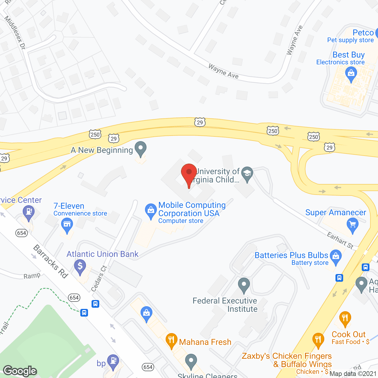 Golden LivingCenter-Charlottesville in google map