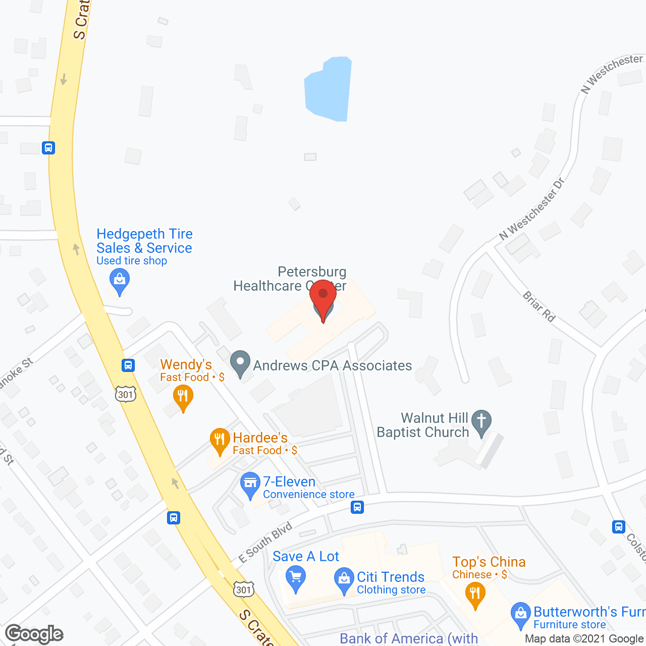 Golden LivingCenter - Petersburg in google map