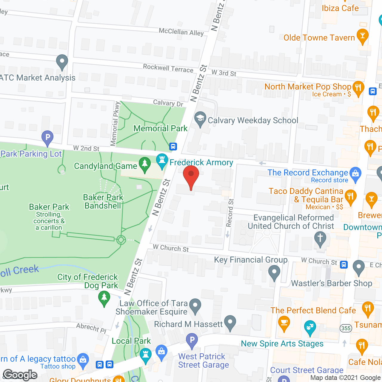 Record Street Home in google map