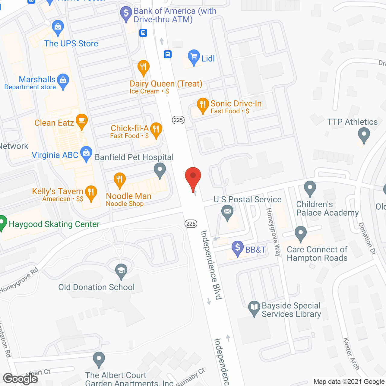 Bayside Health & Rehabilitation Center in google map
