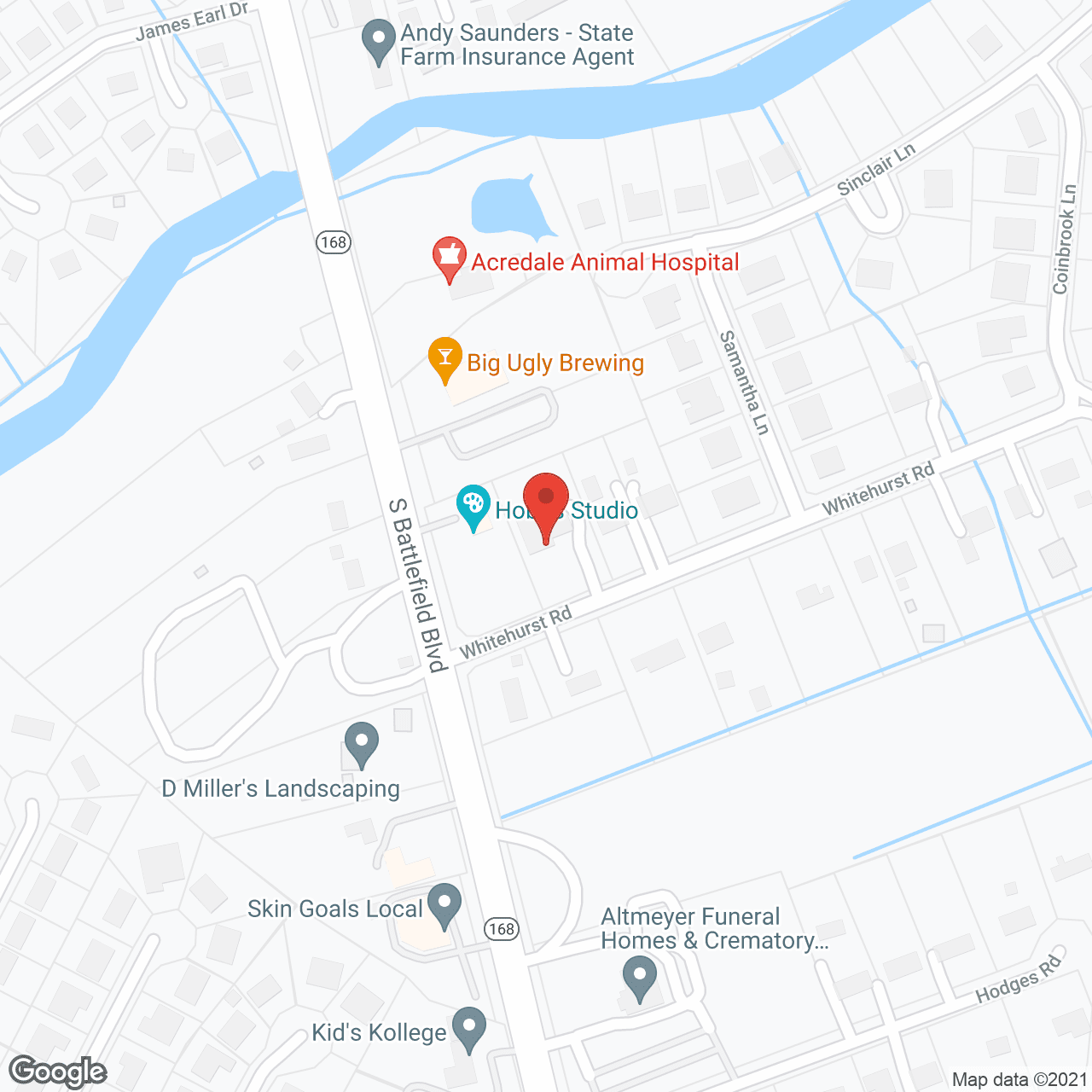Whitehurst Manor in google map