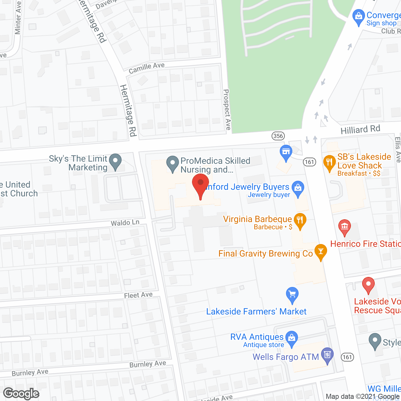 ProMedica Richmond in google map