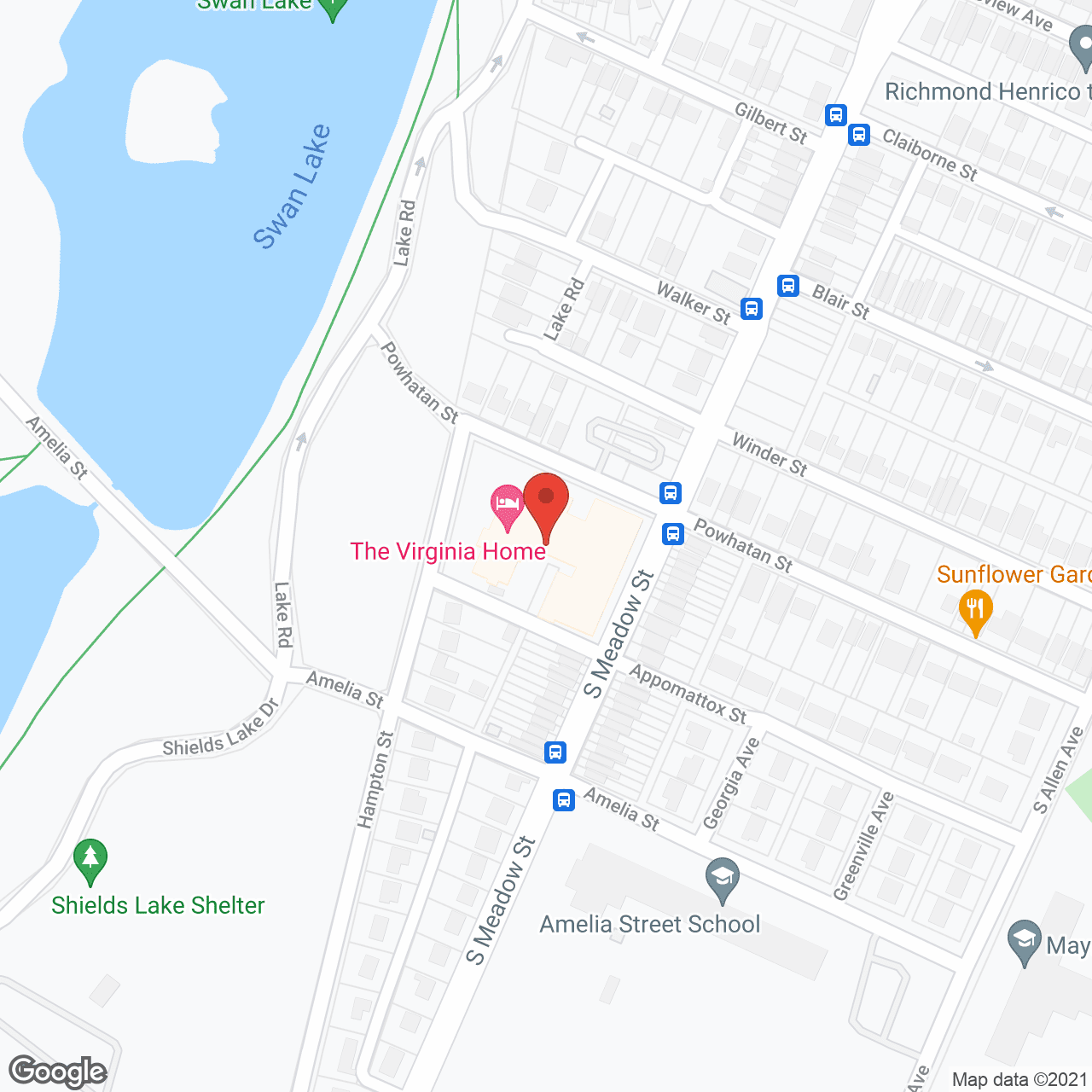 Virginia Home in google map