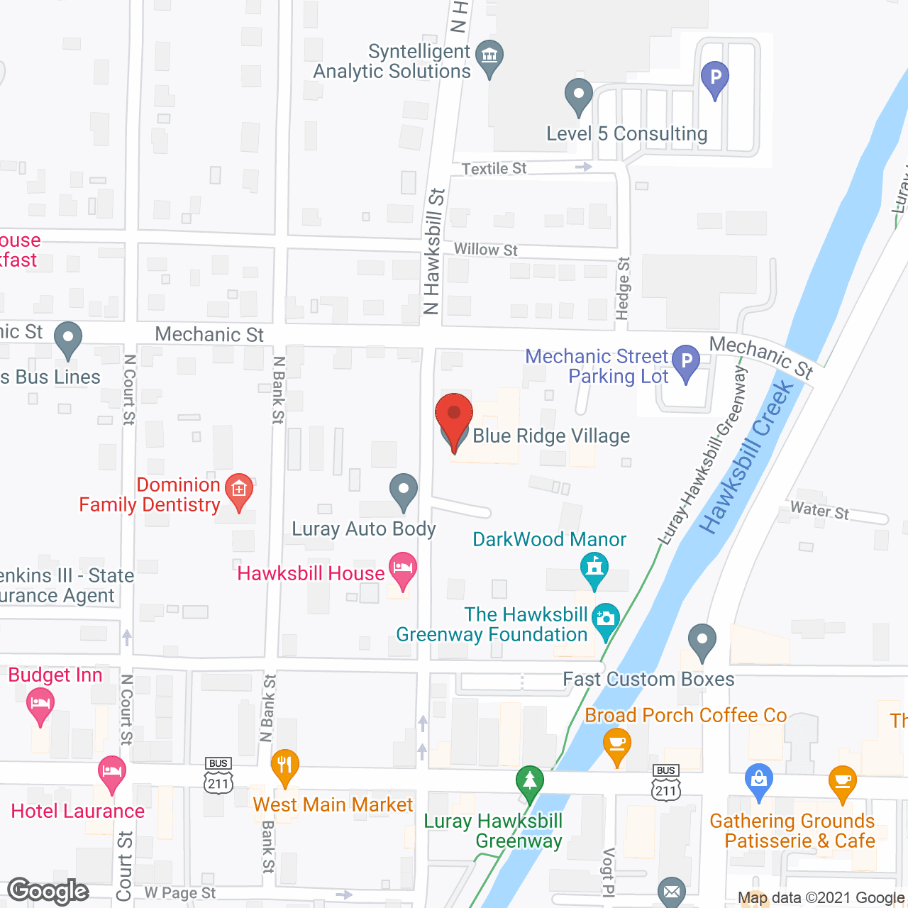 Hawksbill in google map