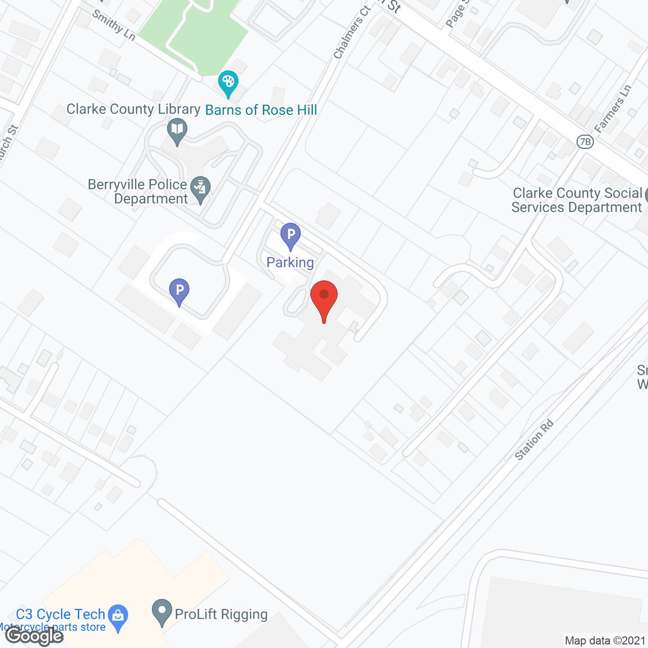 Golden Living Center Rose Hill in google map