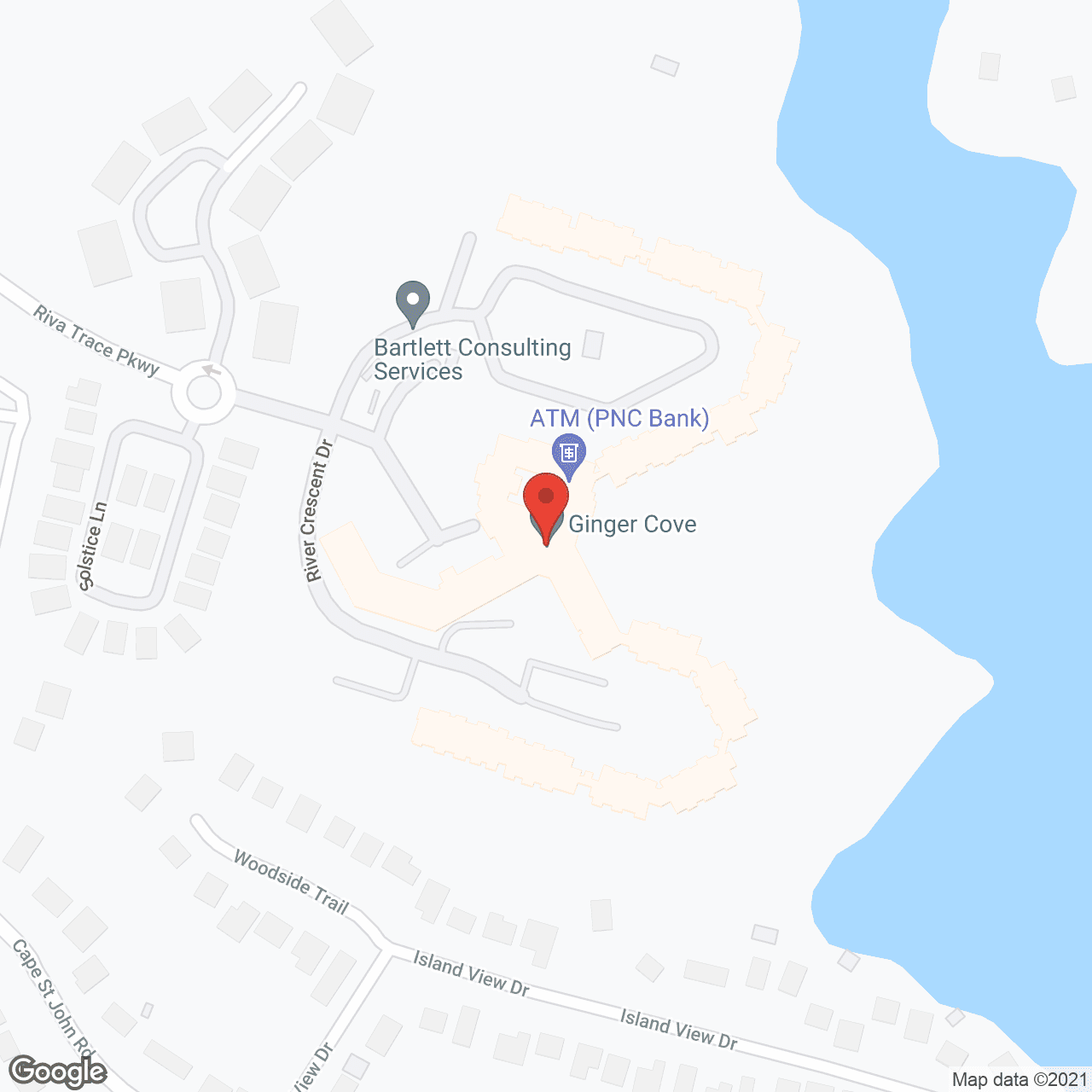 Ginger Cove in google map