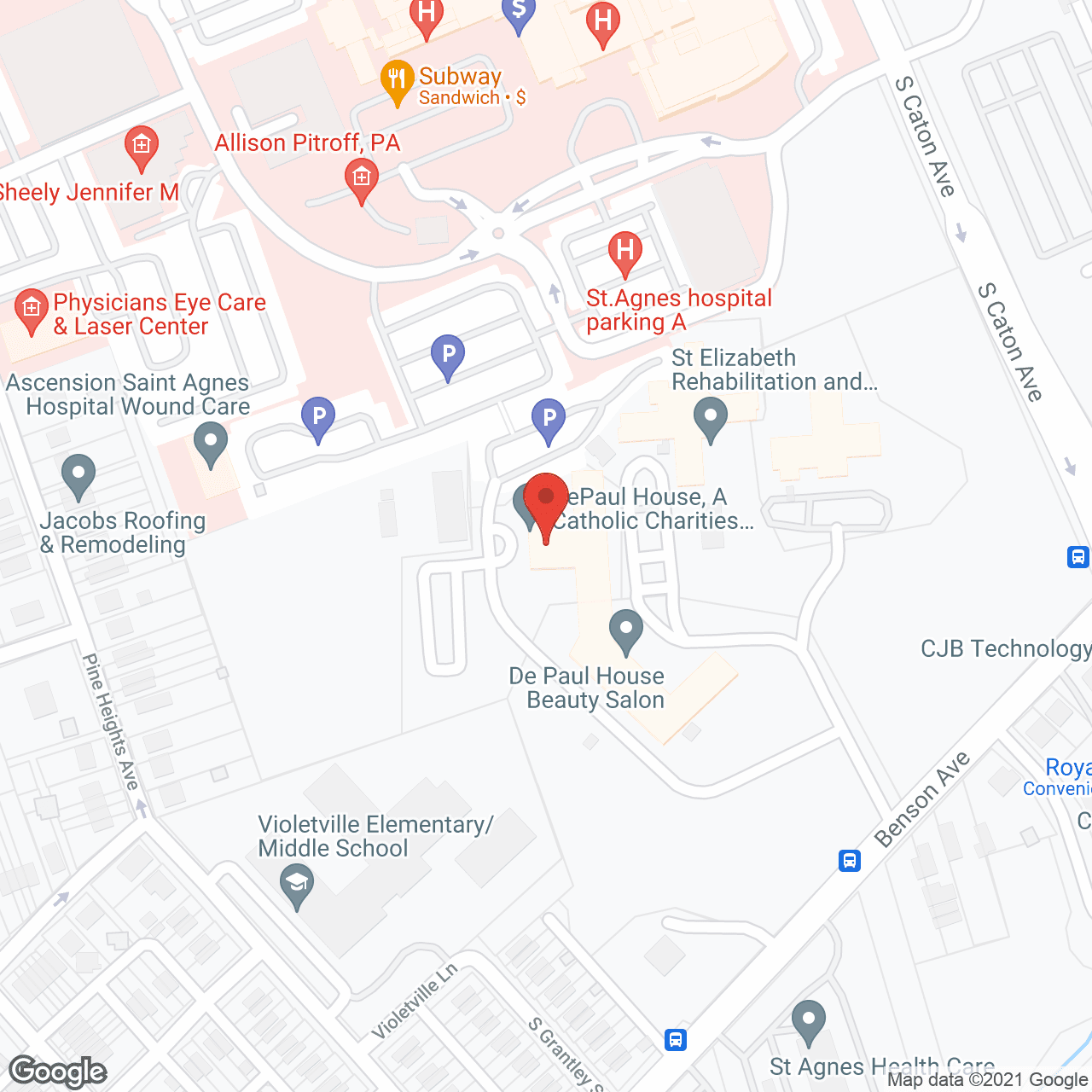De Paul House Apartments in google map