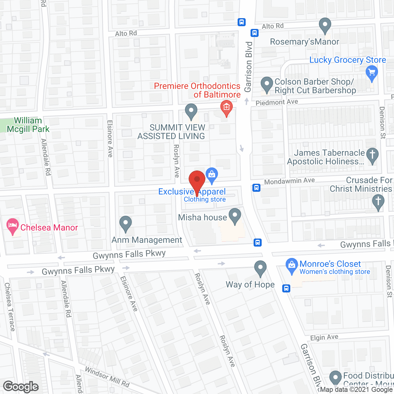 My Desire Pendelton House Inc in google map
