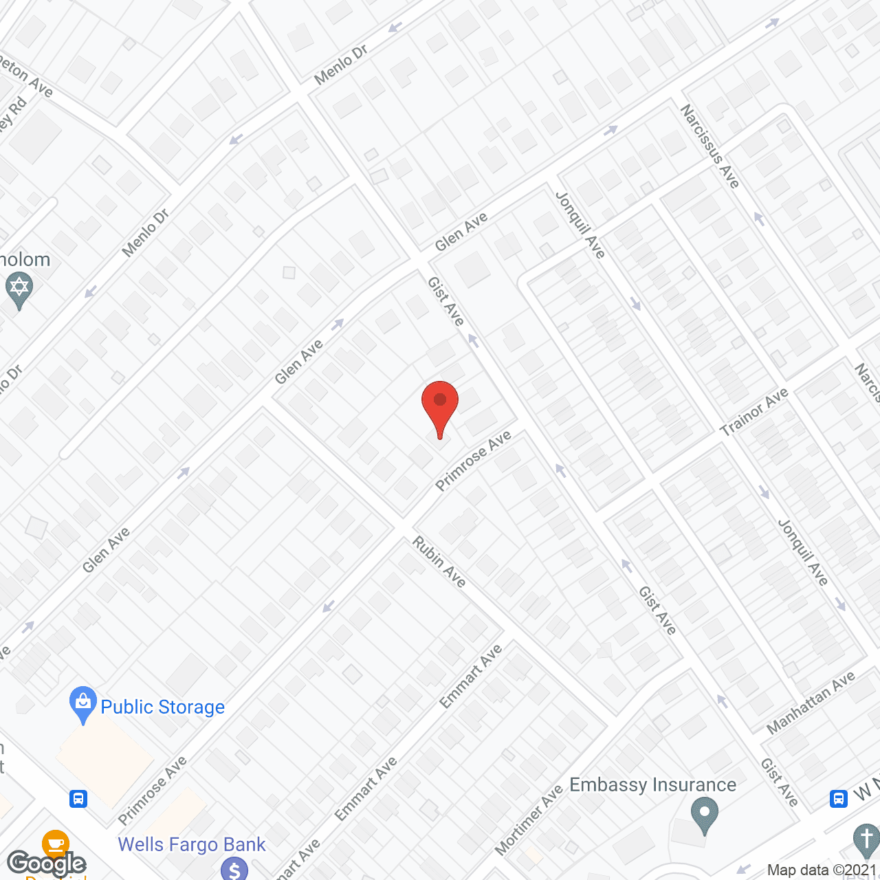 Primrose Manor in google map