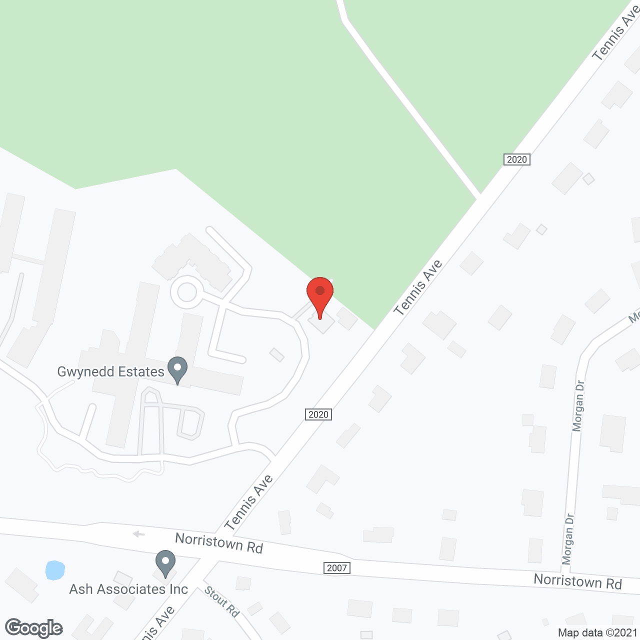 Oakbridge Terrace At Gwynedd Estates in google map