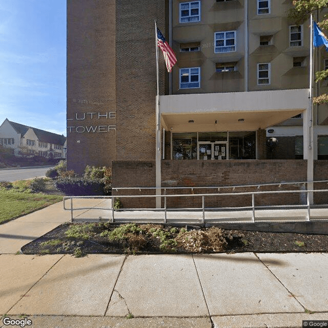 street view of Luther Towers