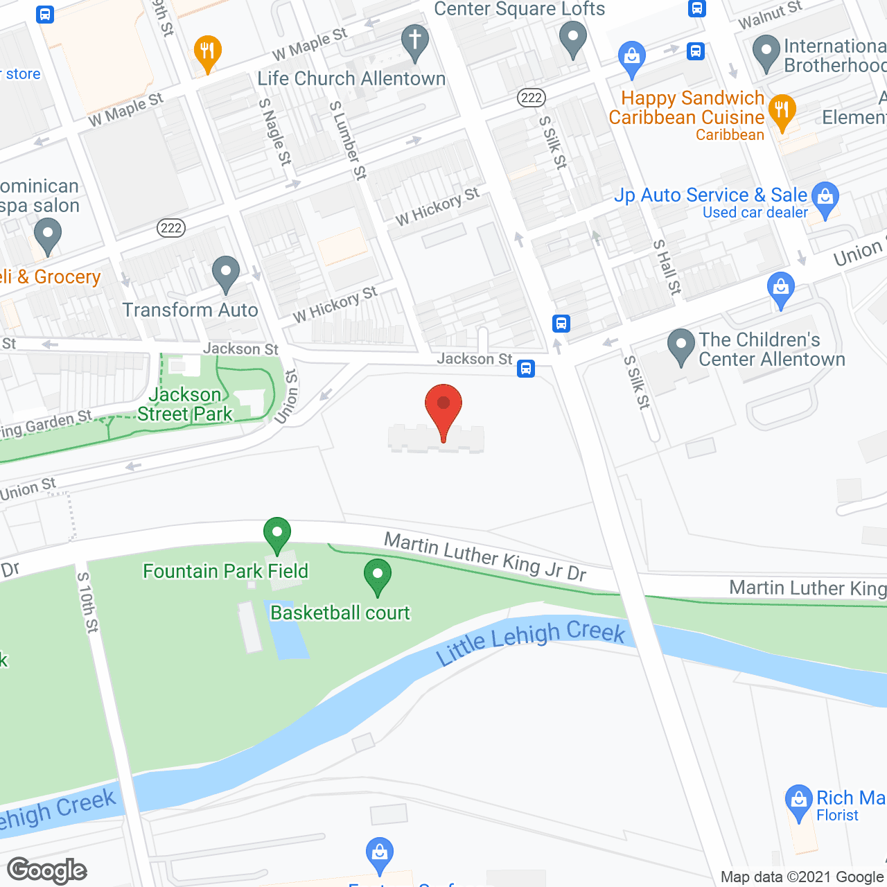 Little Lehigh Manor in google map