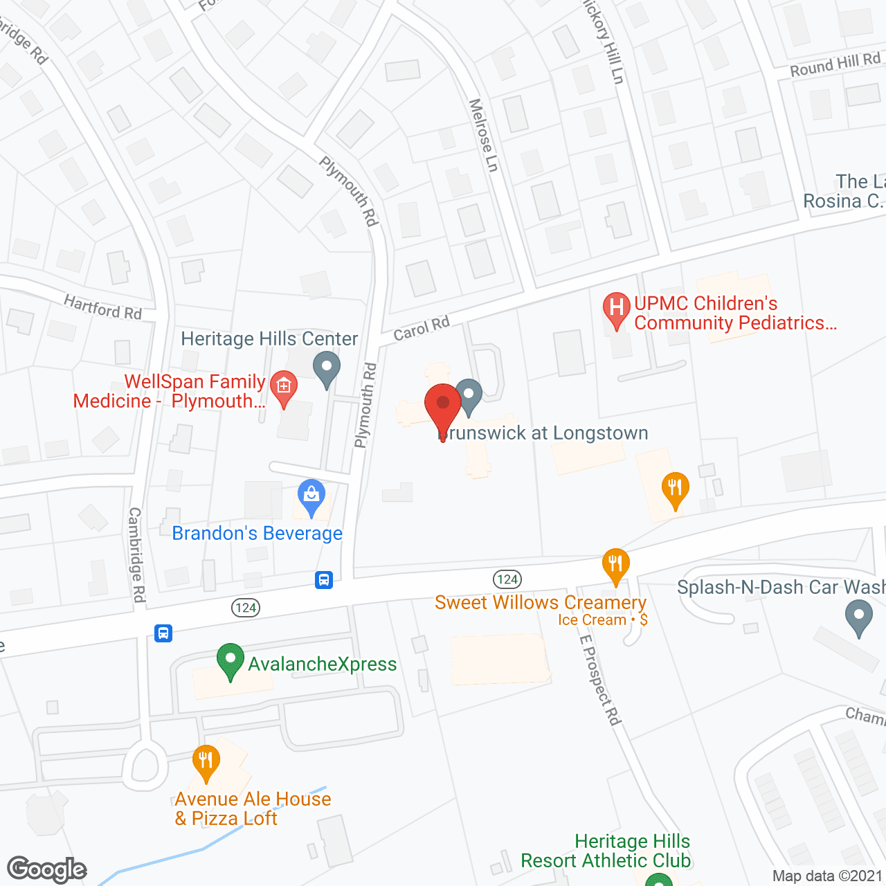 Amoroso Wellness at York in google map