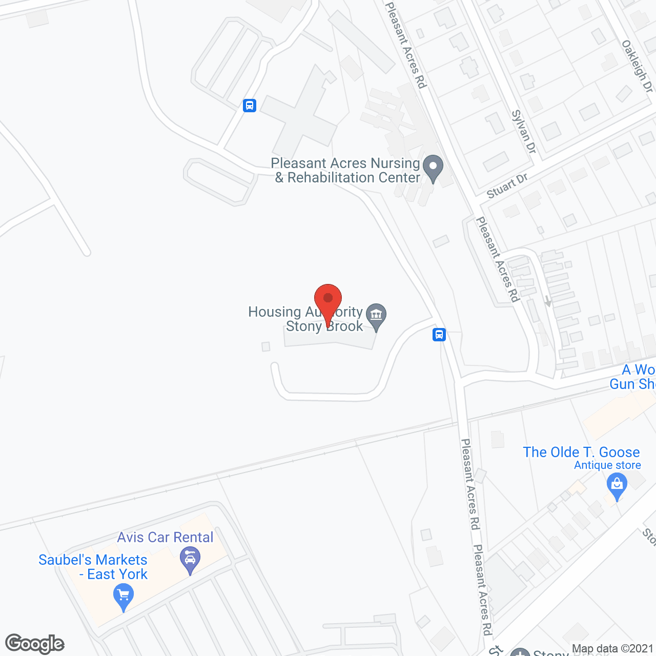 Stonybrook Manor in google map