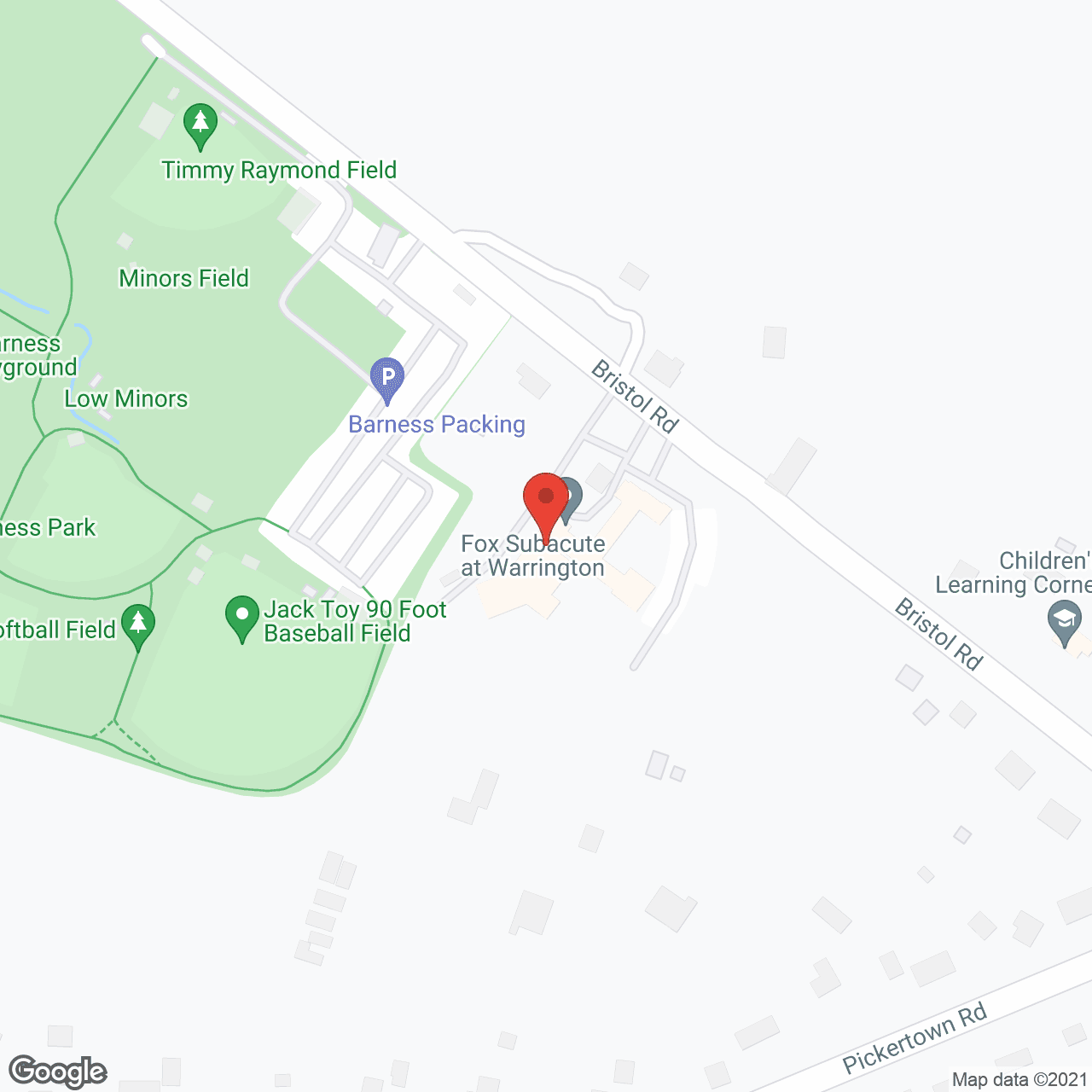 Fox Subacute Ctr in google map