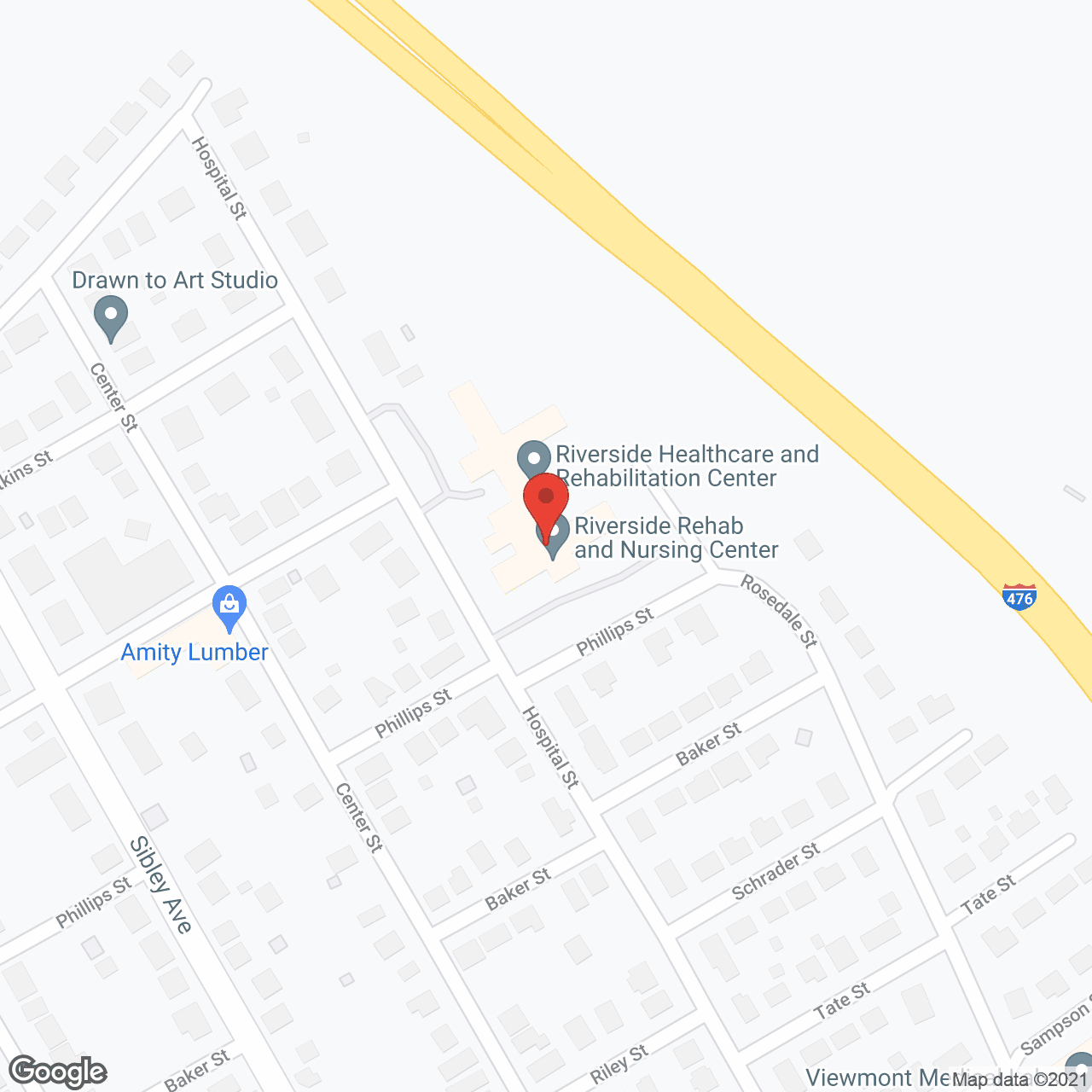 Riverside Rehabilitation & Nursing Center in google map