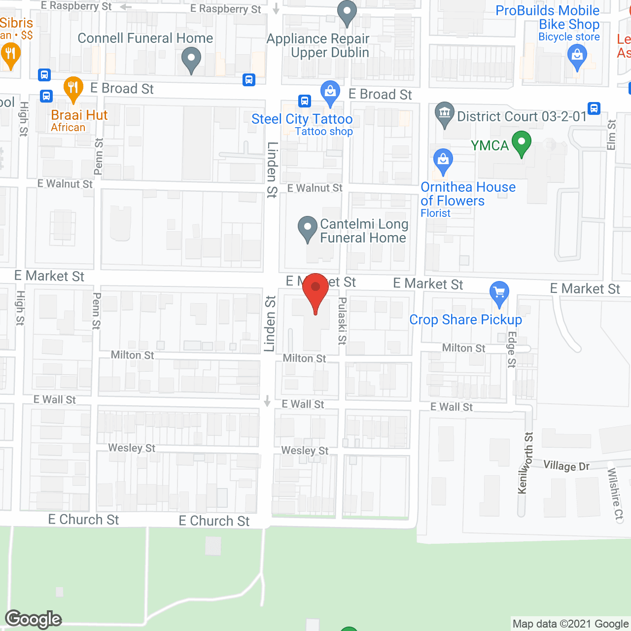 Blough Healthcare Center DUP in google map