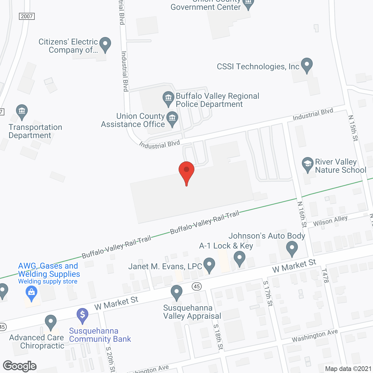 Datesman Village Apartments in google map