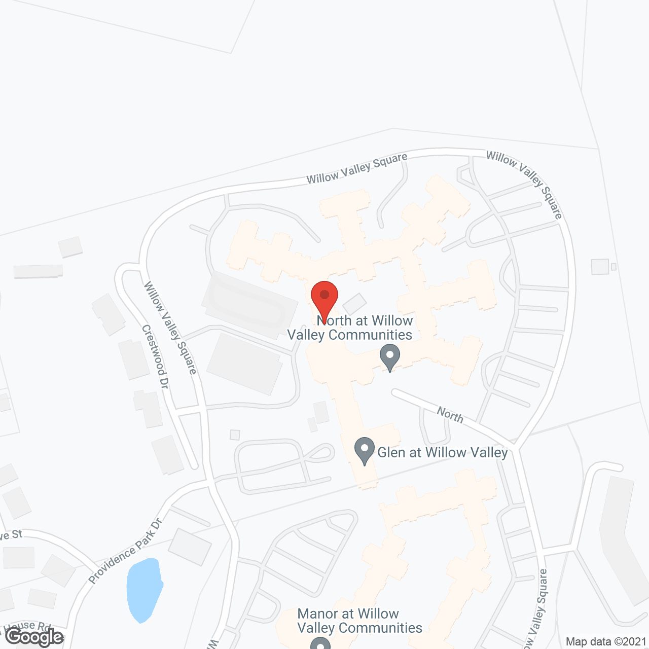Willow Valley North in google map