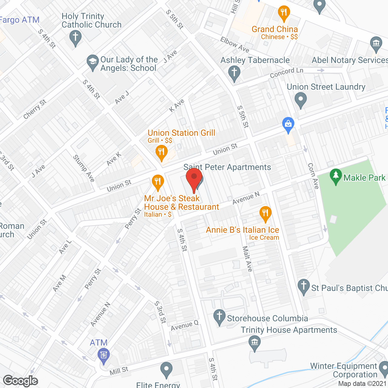 St Peter Apartments in google map