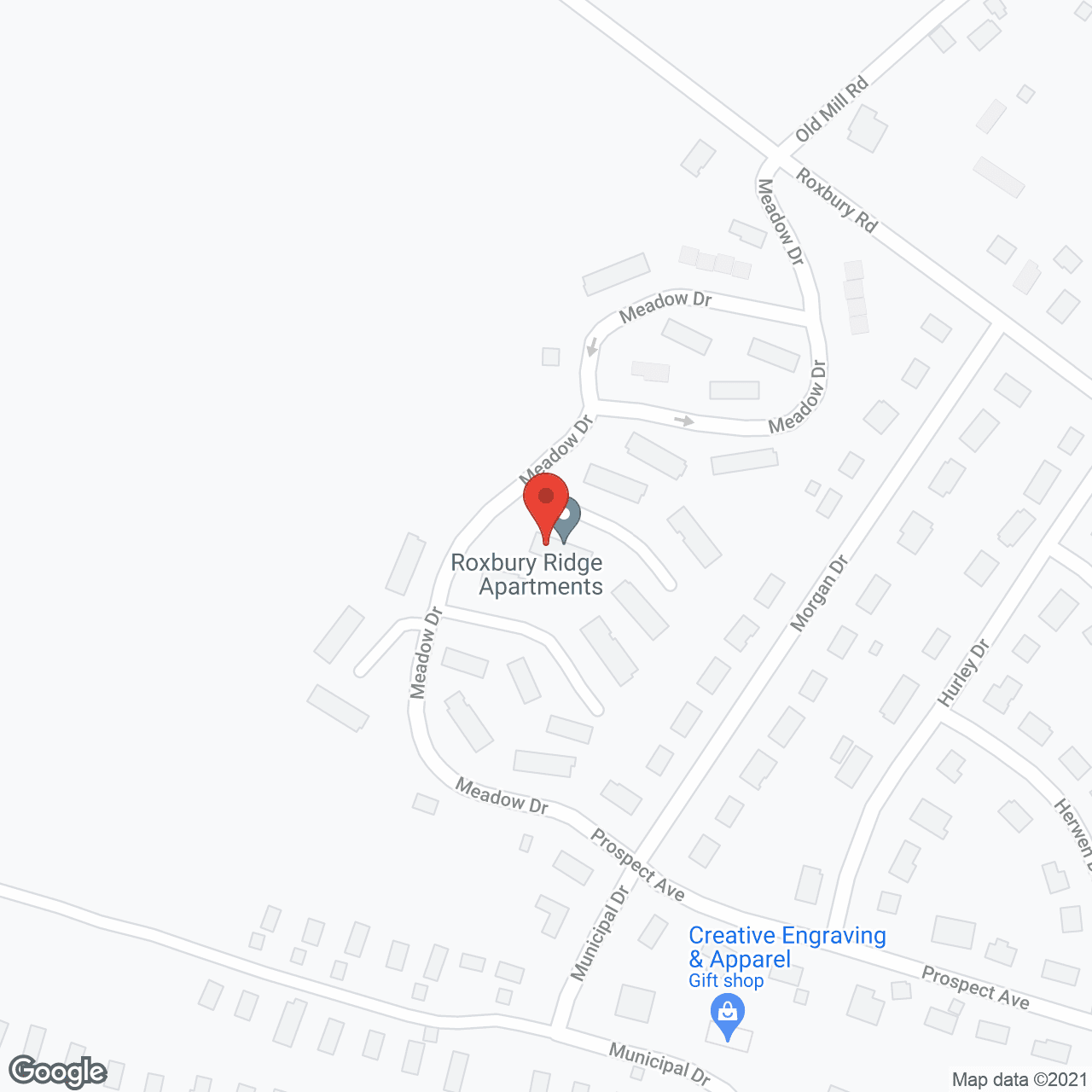 Roxbury Ridge Apartments in google map