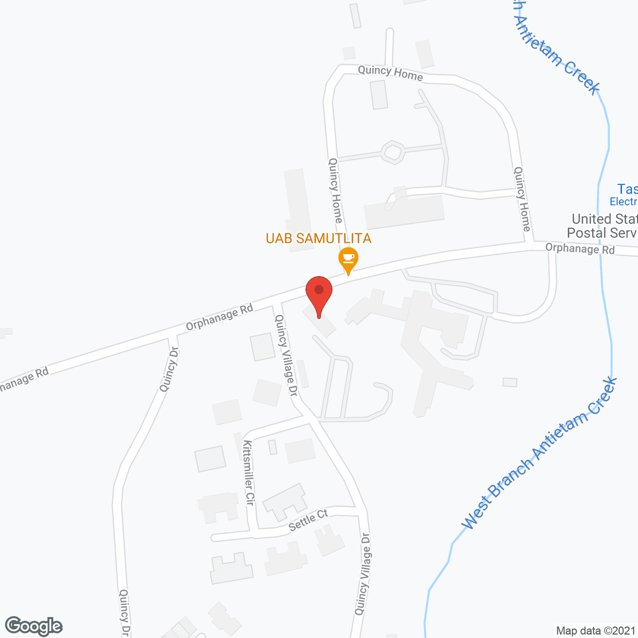 Quincy Village in google map