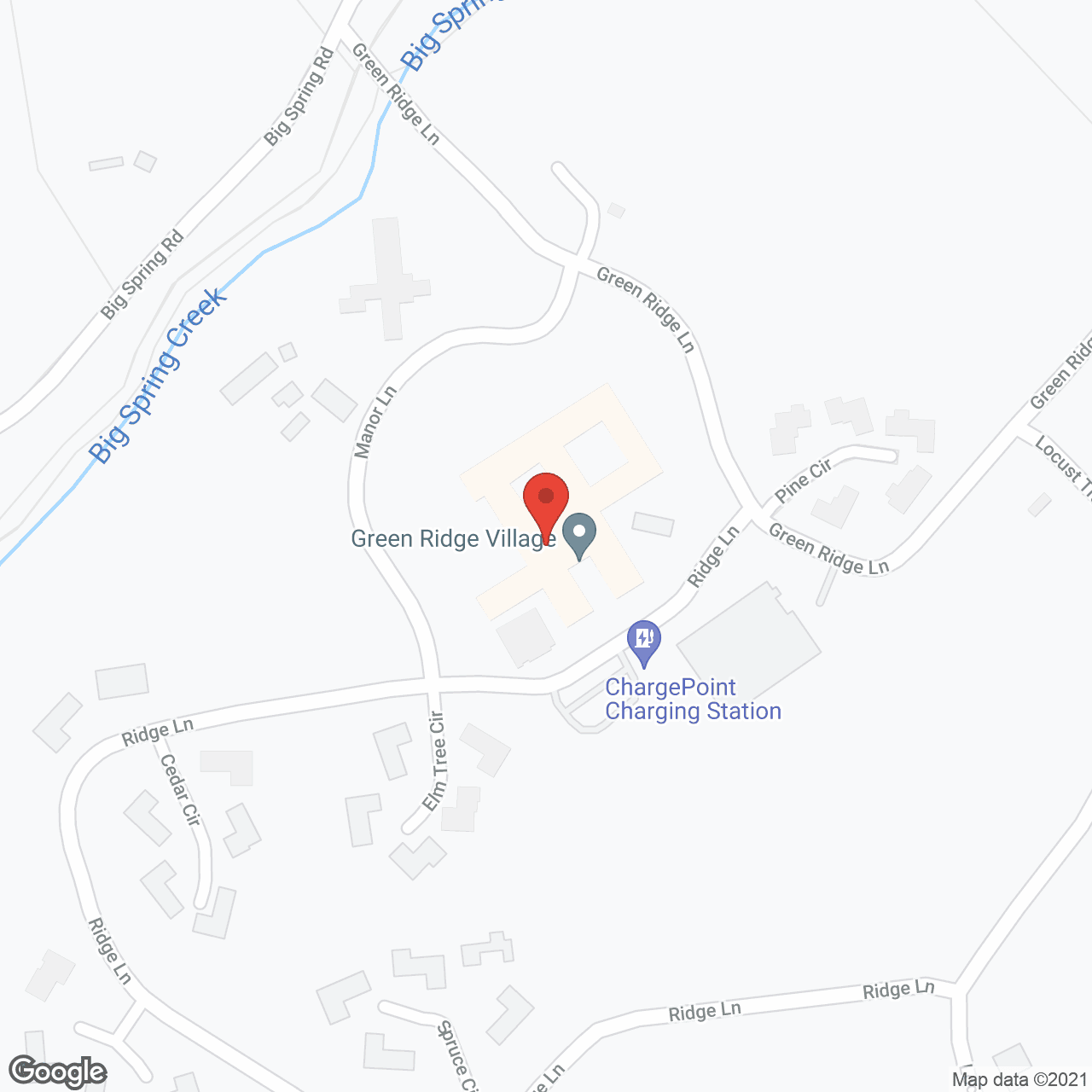 Green Ridge Village in google map