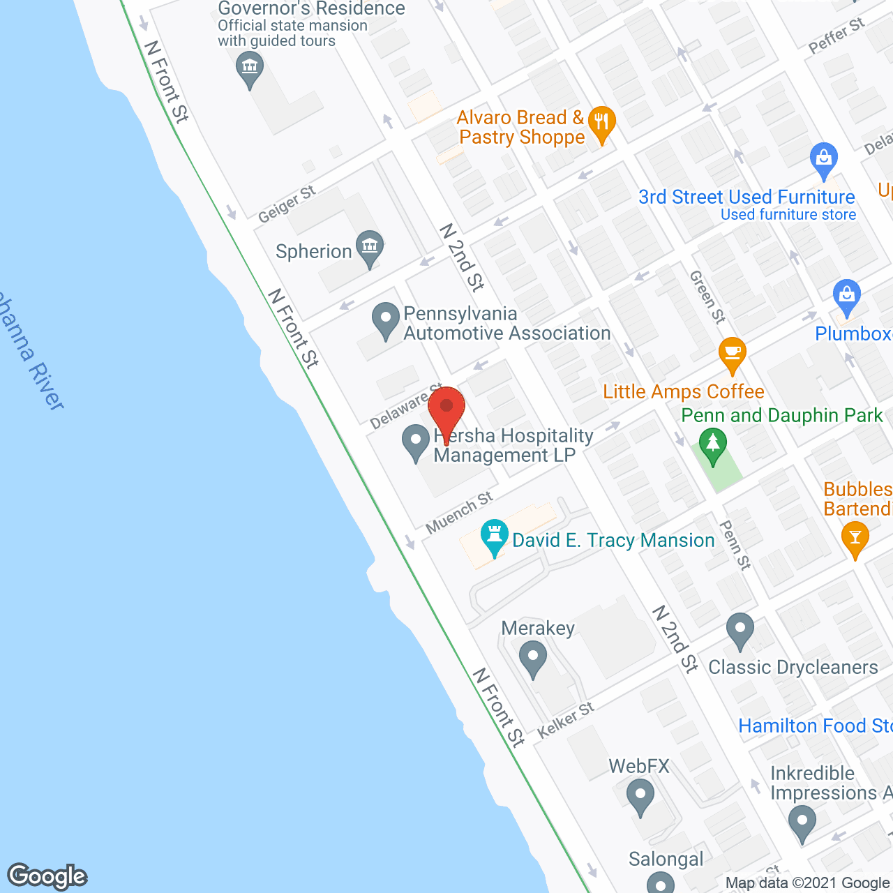 Susquehanna Center in google map