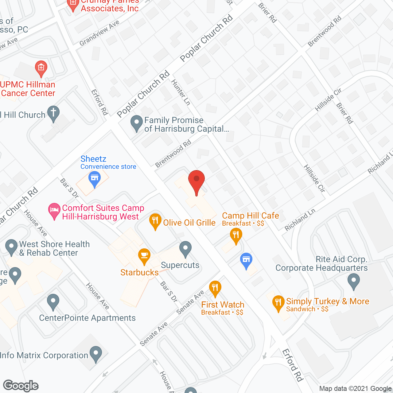 Golden LivingCenter - Camp Hill in google map