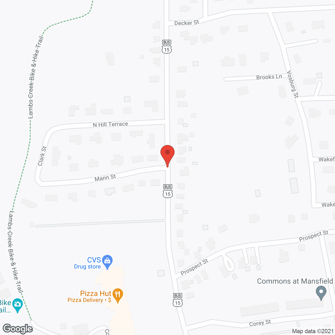 New Corey Creek Apartments in google map