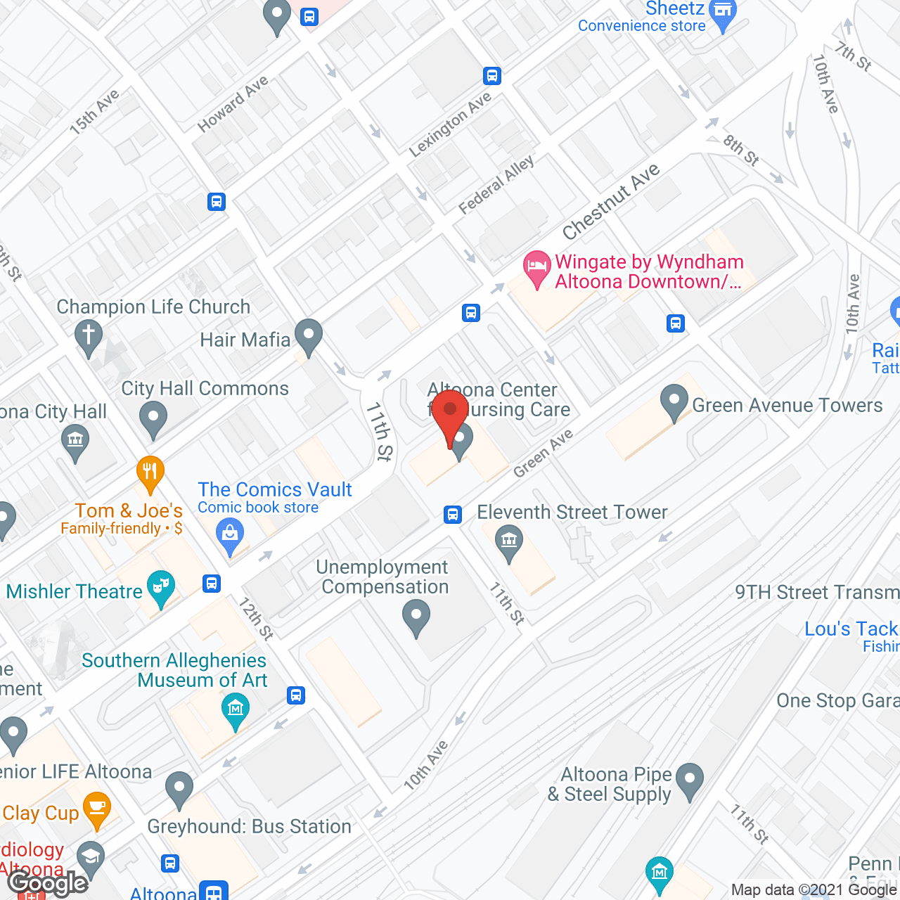Amber Terrace in google map