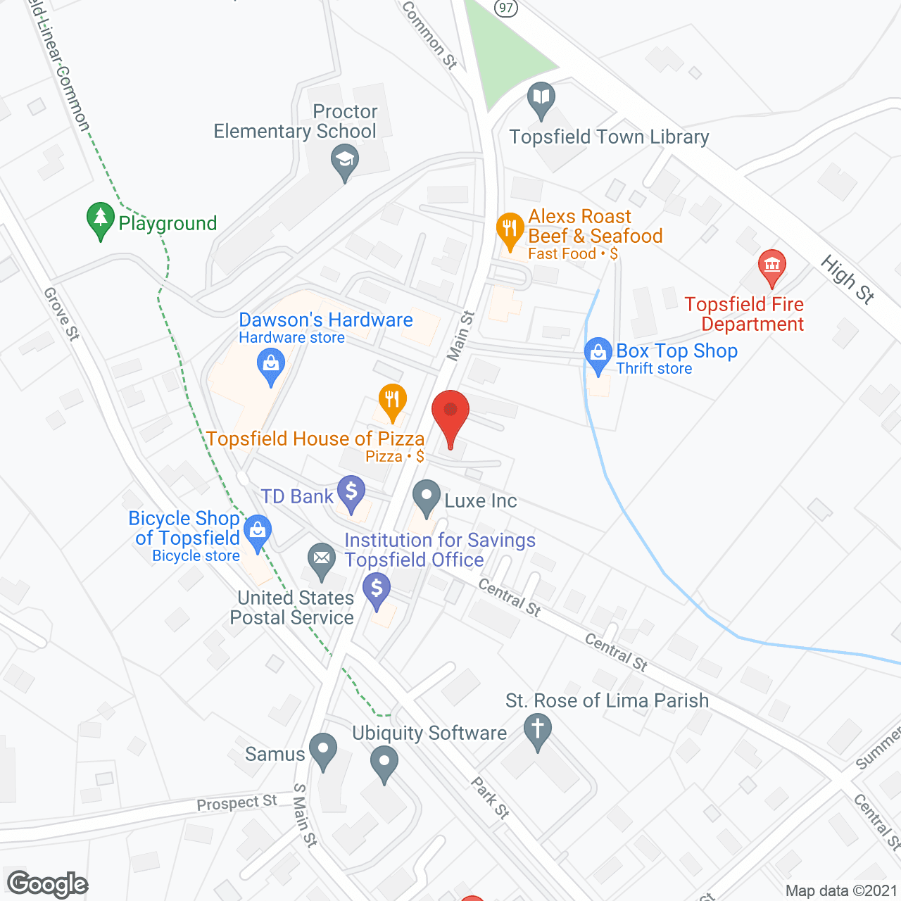 Harborside Healthcare in google map