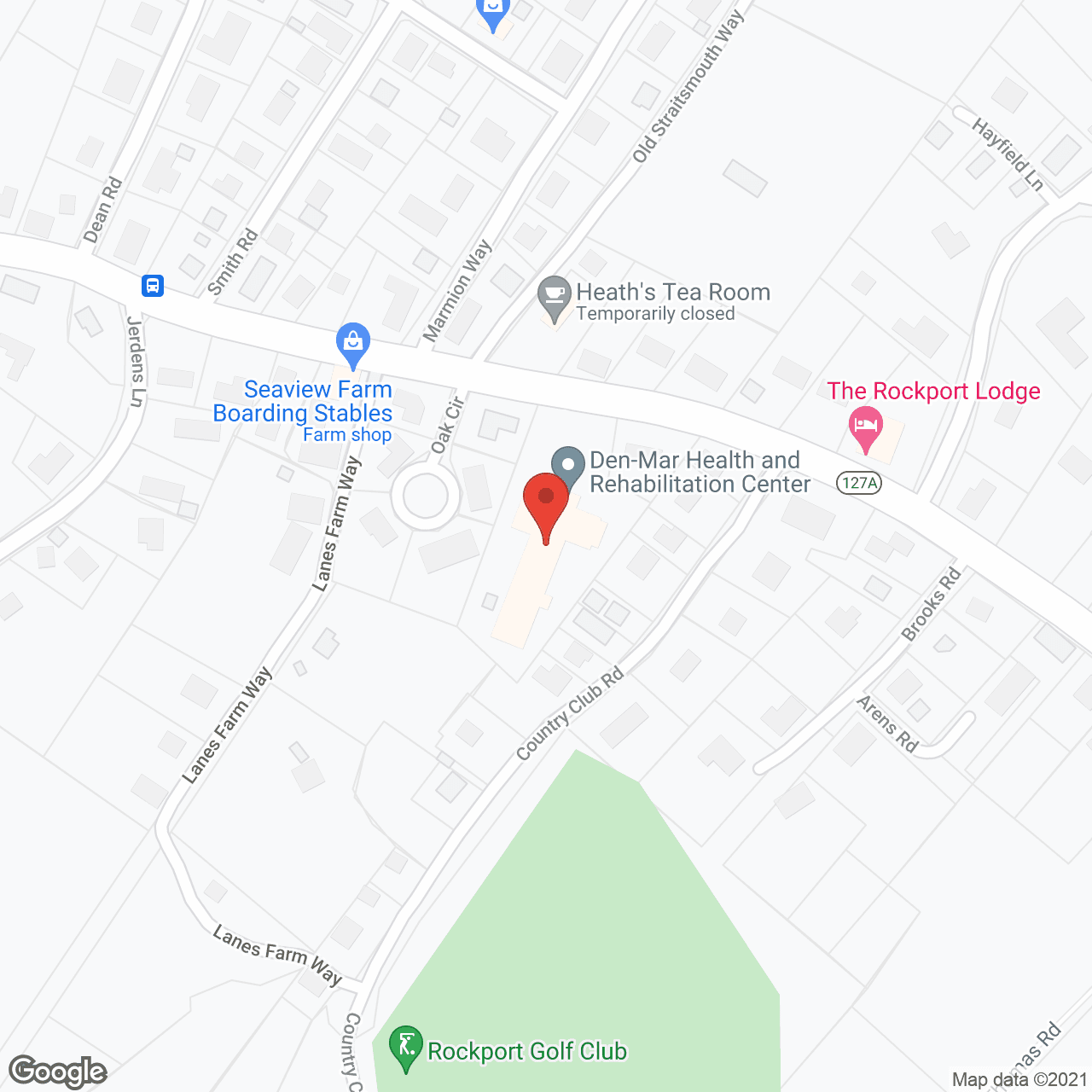 Den-Mar Rehabilitation and  Nursing Center in google map