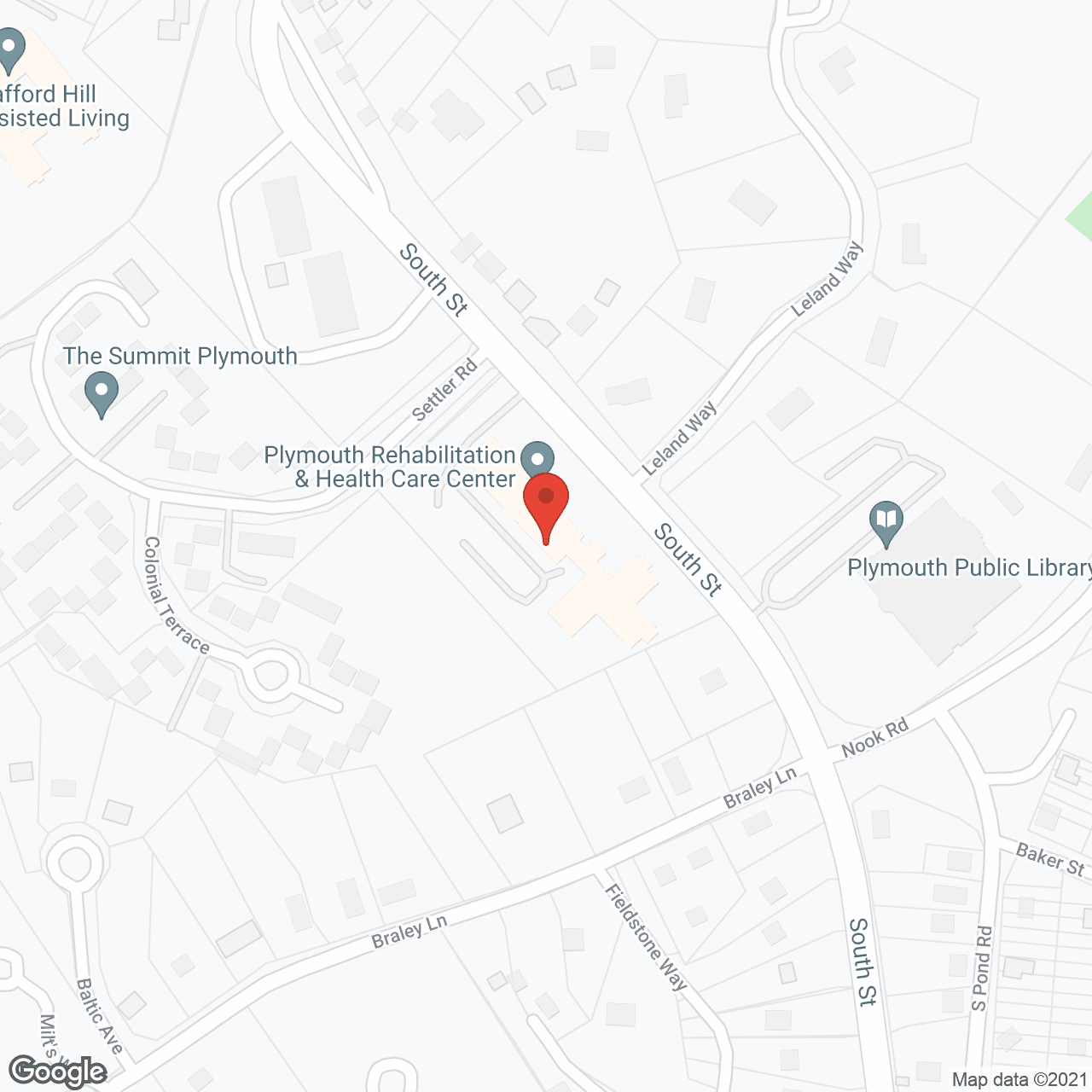 Plymouth Rehabilitation and Skilled Nursing C in google map