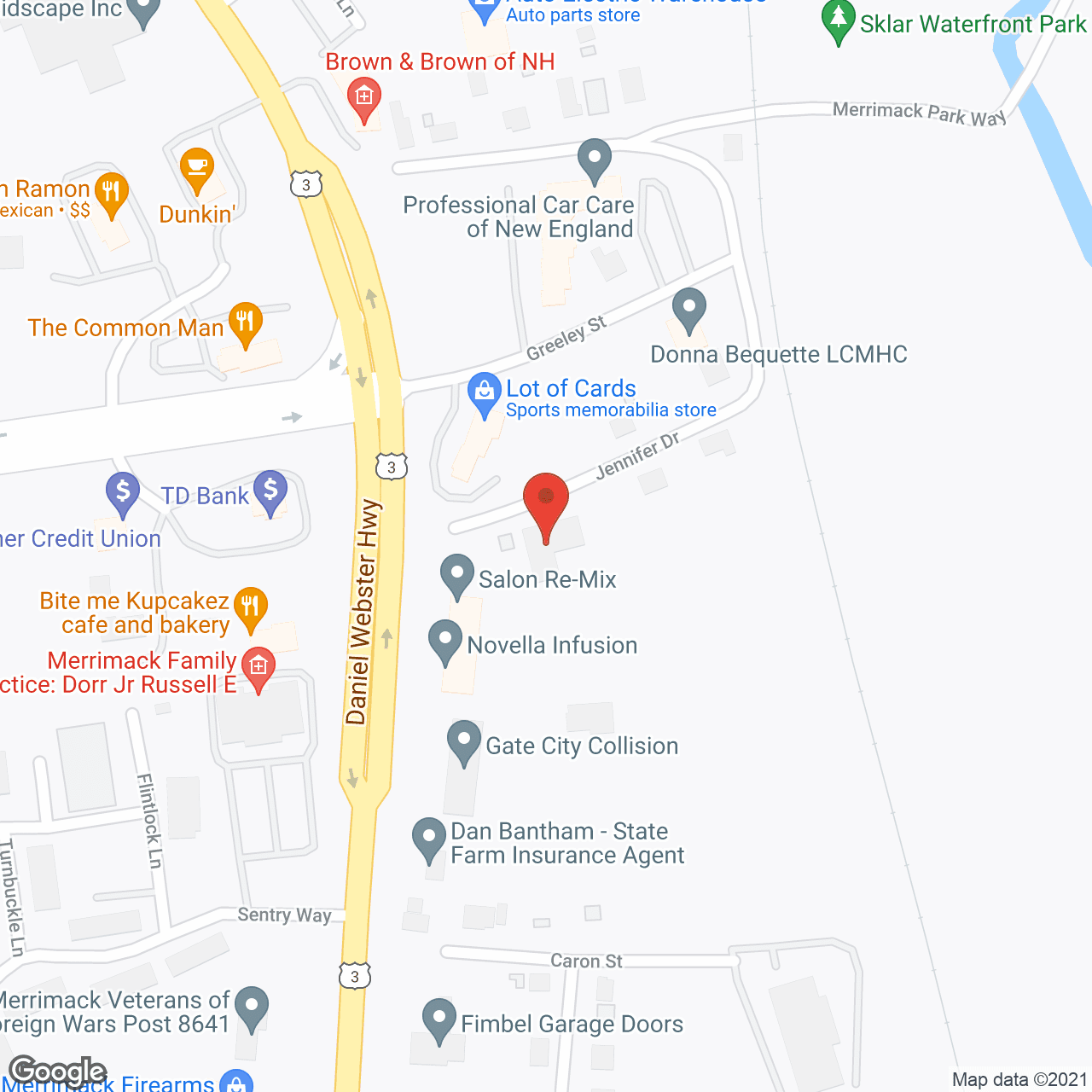 Rose Haven At Merrimack in google map
