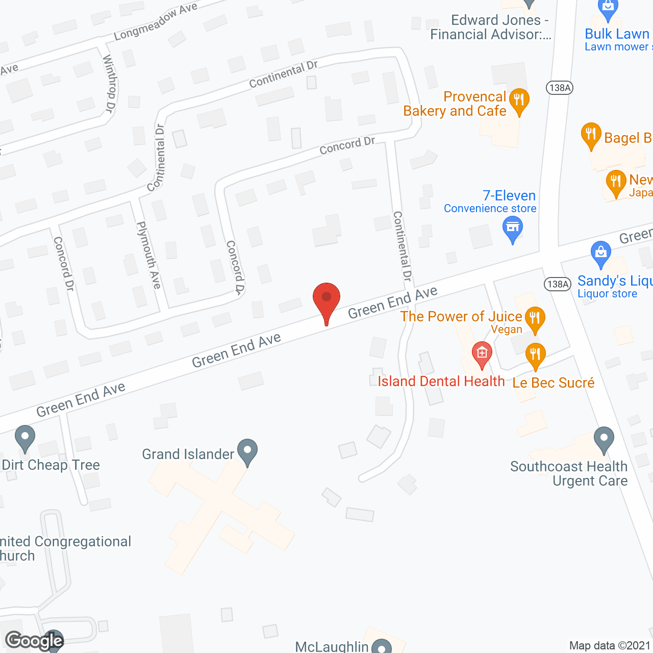 Grand Islander Center in google map