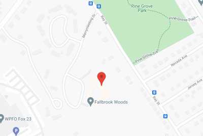 Fallbrook Woods in google map