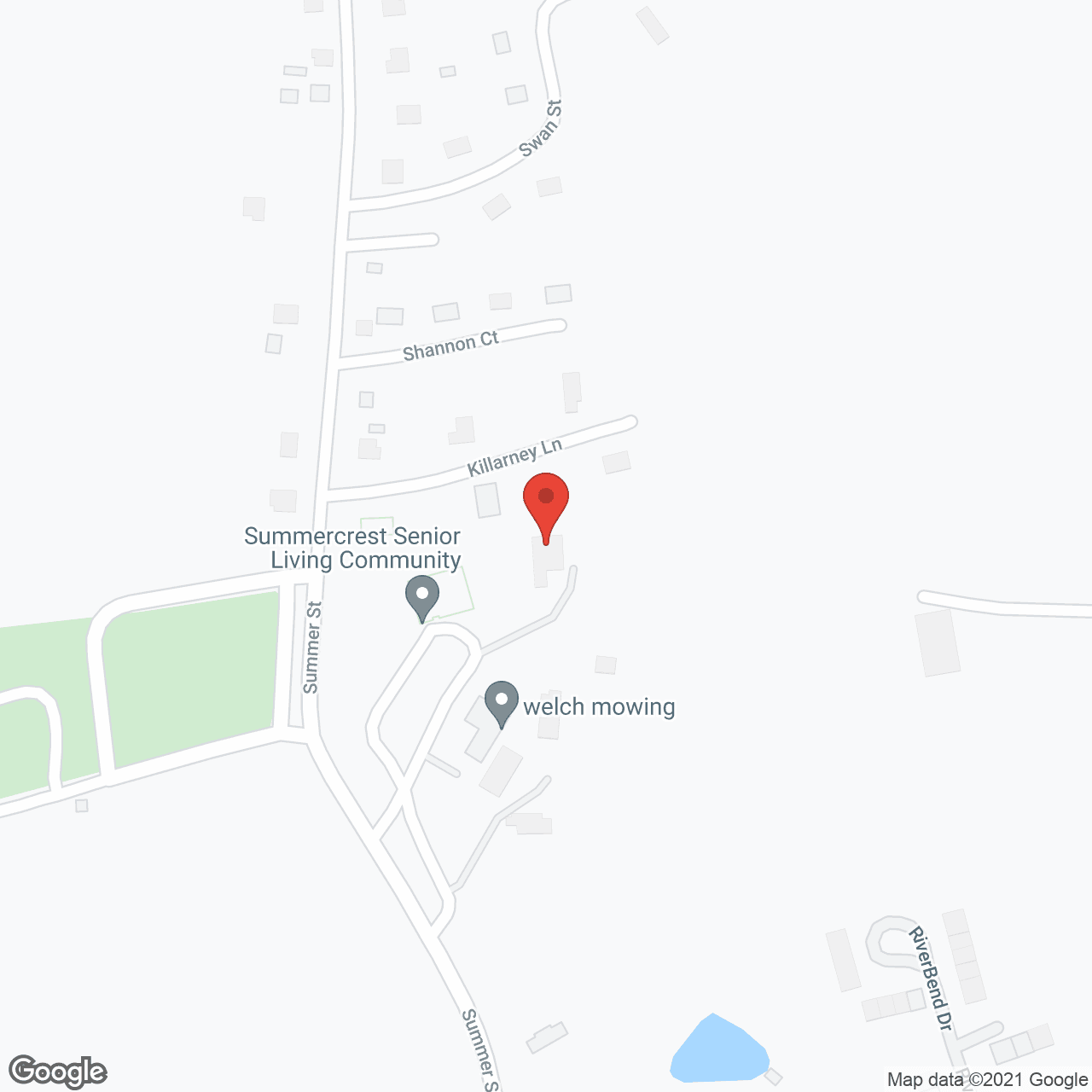 Summercrest in google map