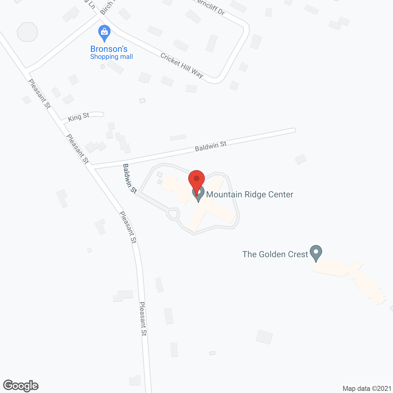 Mountain Ridge Center in google map
